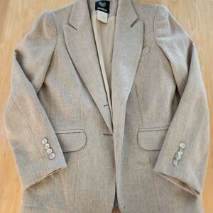Vintage Pawter WOOL Beige Blazer